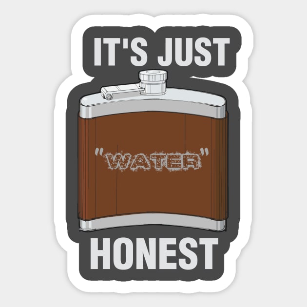 It's Just Water Sticker by CouncilOfGeeks